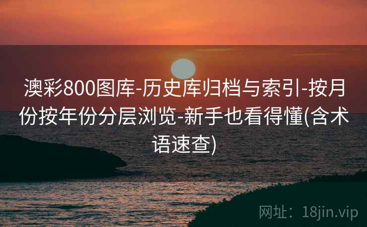 澳彩800图库-历史库归档与索引-按月份按年份分层浏览-新手也看得懂(含术语速查)  第2张