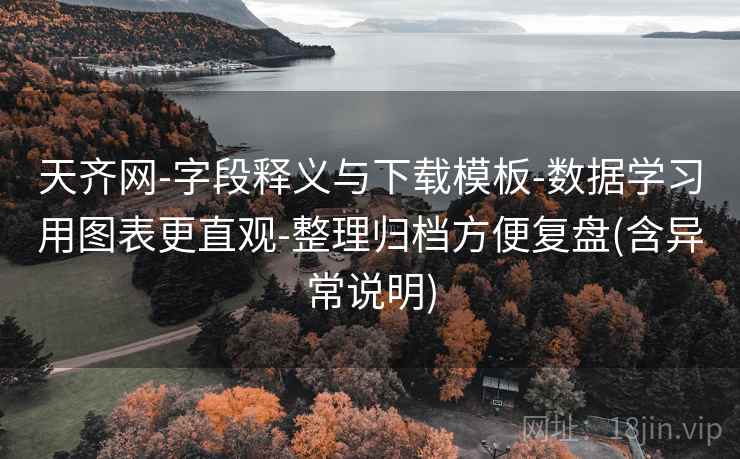 天齐网-字段释义与下载模板-数据学习用图表更直观-整理归档方便复盘(含异常说明)